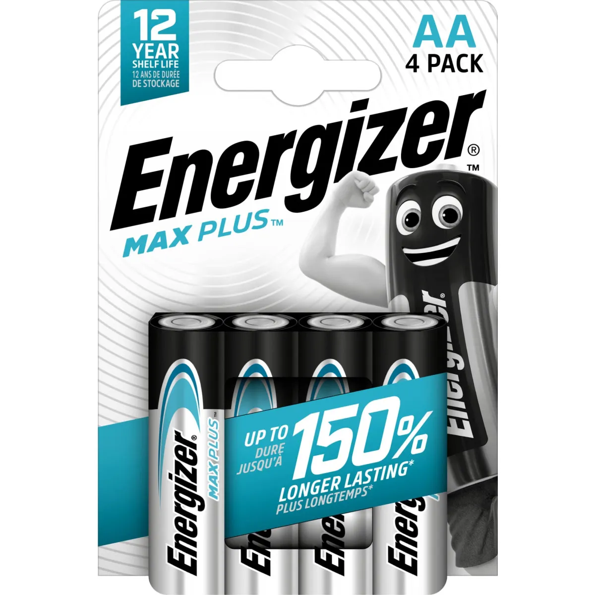 Energizer Max Plus AA/LR06/E91 1,5V Batterij blister 4st