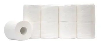 Toiletpapier 3-laags, cellulose wit, 250 vel