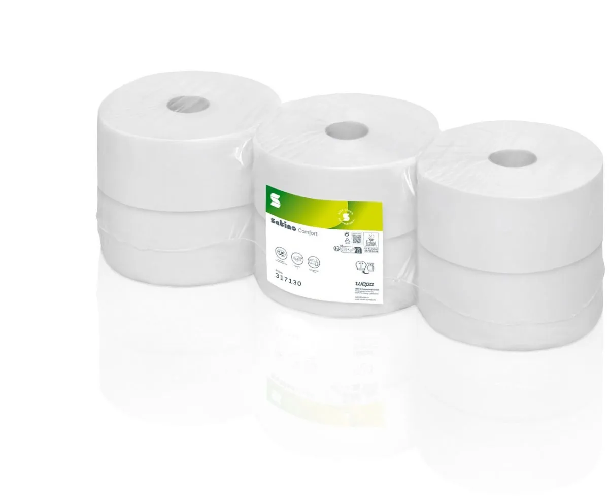 Satino Comfort JT2 Toiletpapier Jumbo 2-laags 380m