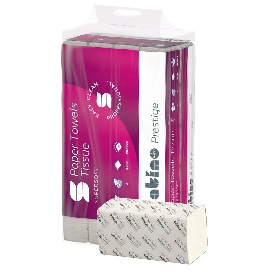 Satino Handdoek Multifold 24x20,6cm 2 laags 3750st