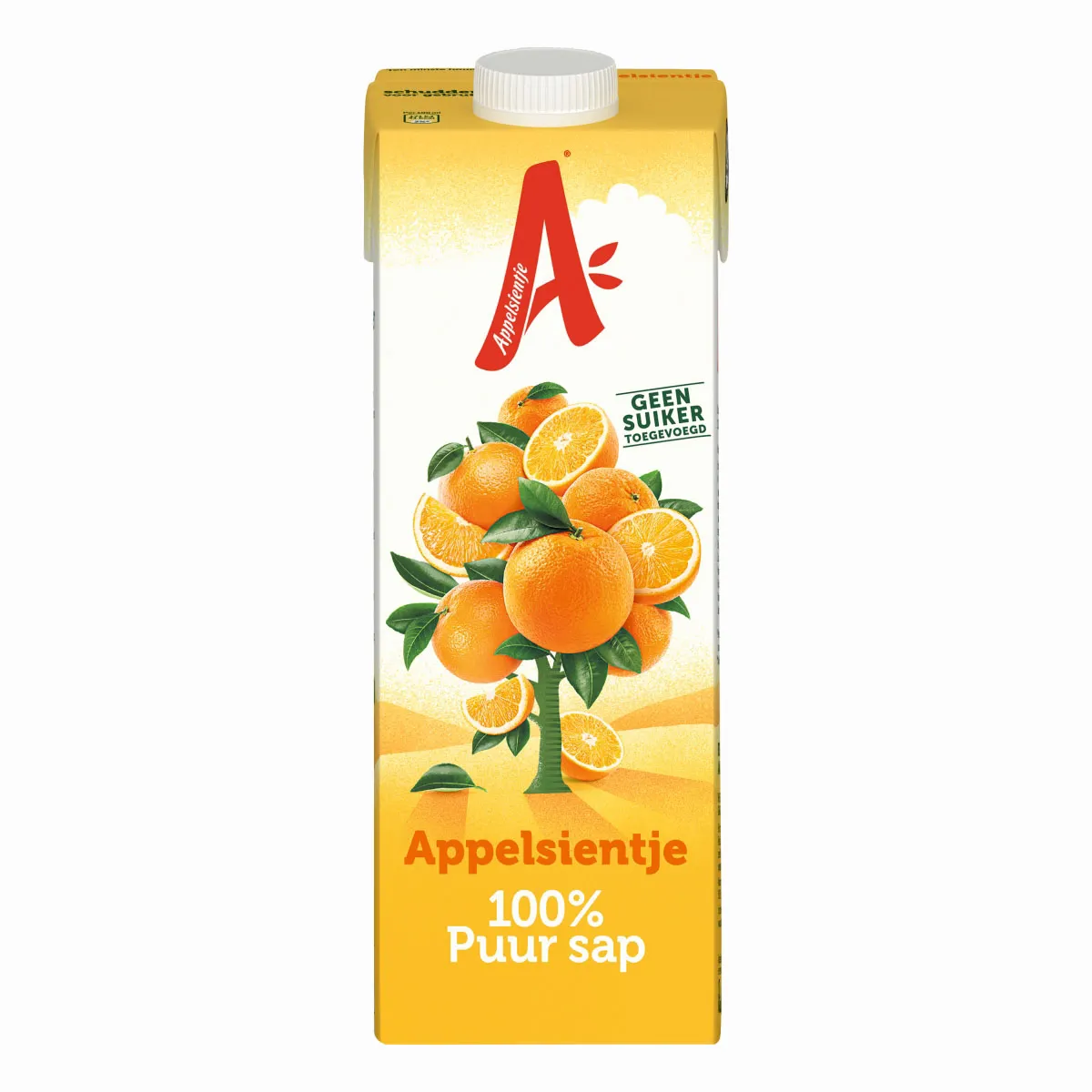 Appelsientje Sinaasappelsap pak 1ltr