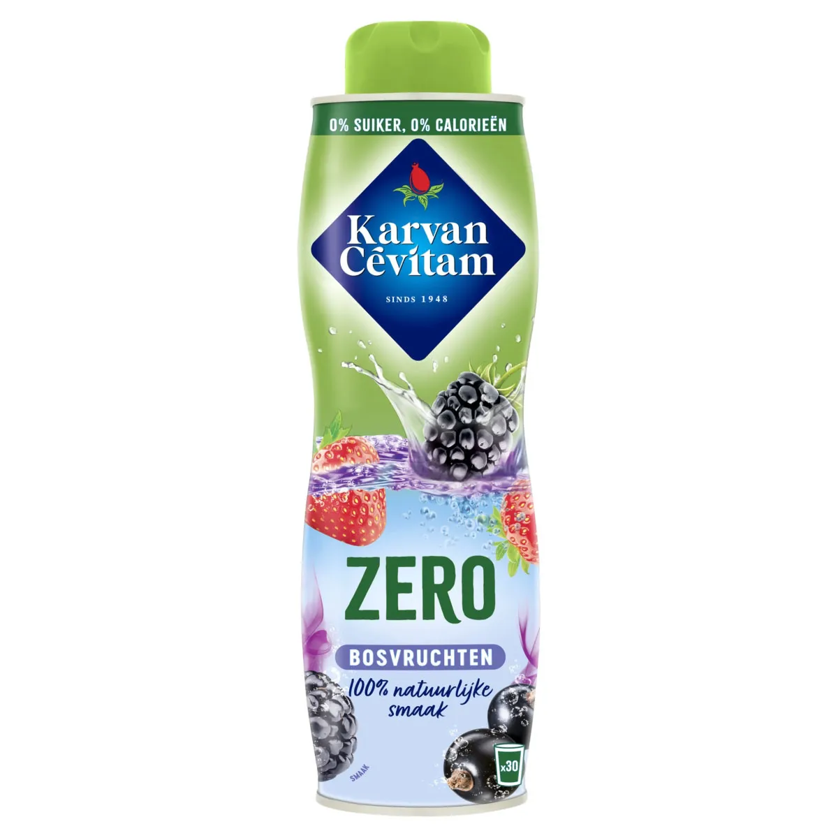 Karvan Cevitam Bosvruchten Zero fles 60cl