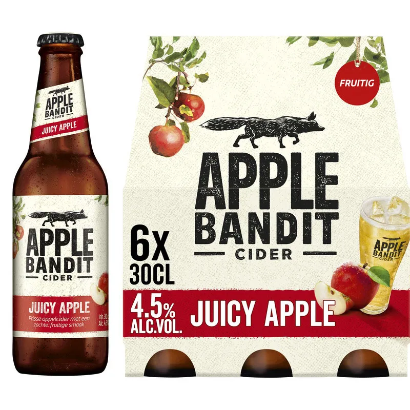 Apple Bandit Juicy Apple 4x6-pack fles 30cl