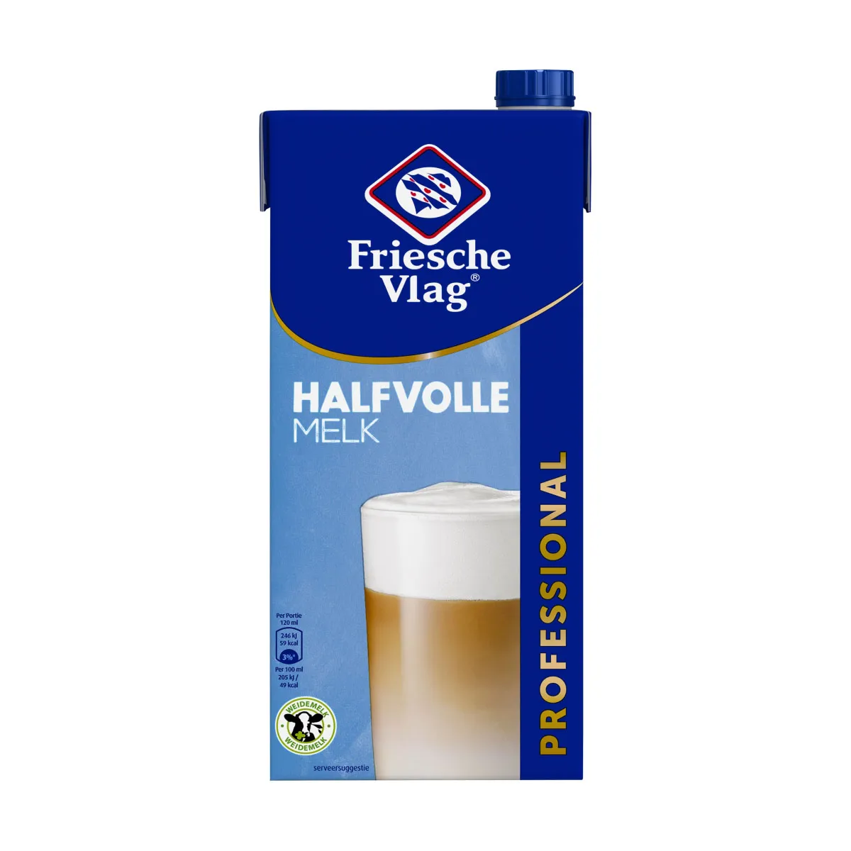 Friesche Vlag LangLekker Halfvolle Melk pak 1ltr