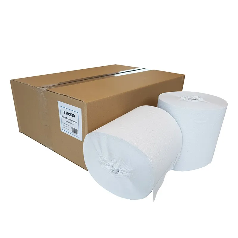 Poetspapier Midi Zonder Koker, Recycled Wit 1Laags 300mx20cm