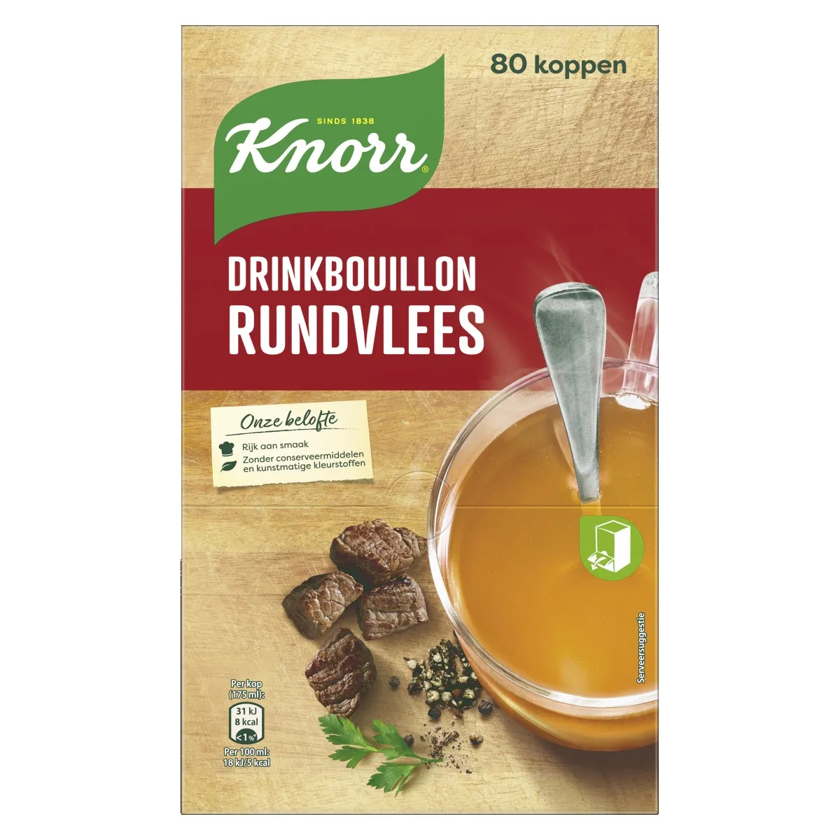 Knorr Drinkbouillon Rundvlees sachet 5gr