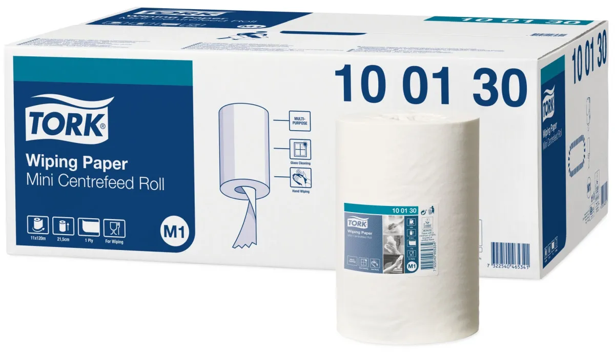 Tork Wiping Paper Mini Centerfeed Roll (100130)