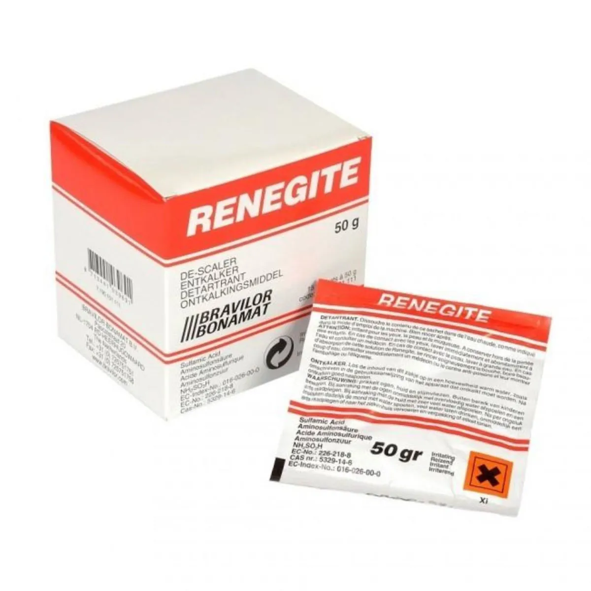 Renegite Ontkalkingsmiddel 50gr