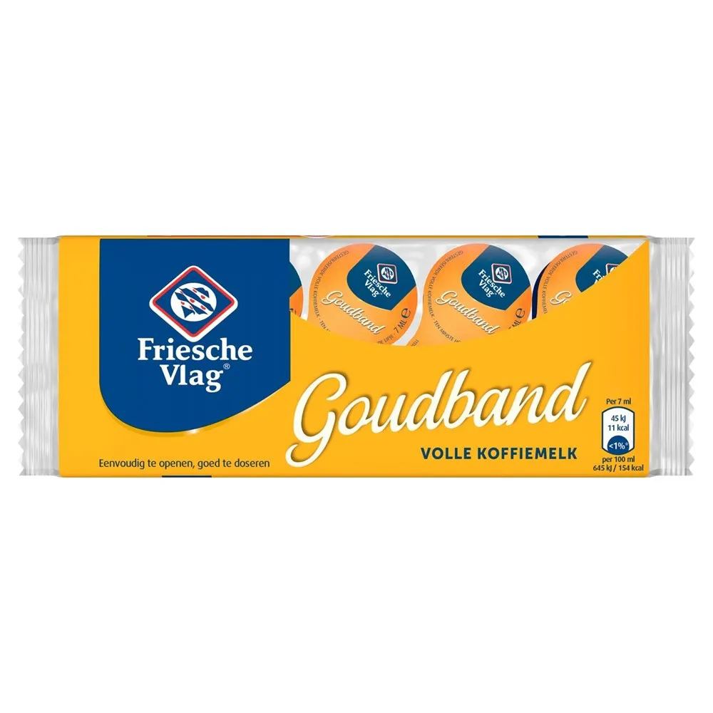 Friesche Vlag Goudband cupjes 10x7ml