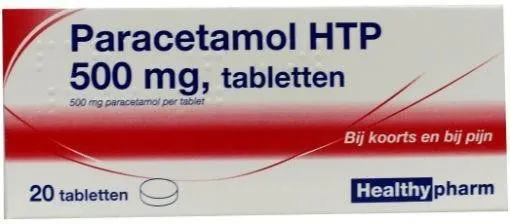 Healtypharm Paracetamol 500mg AV HEA 20tab