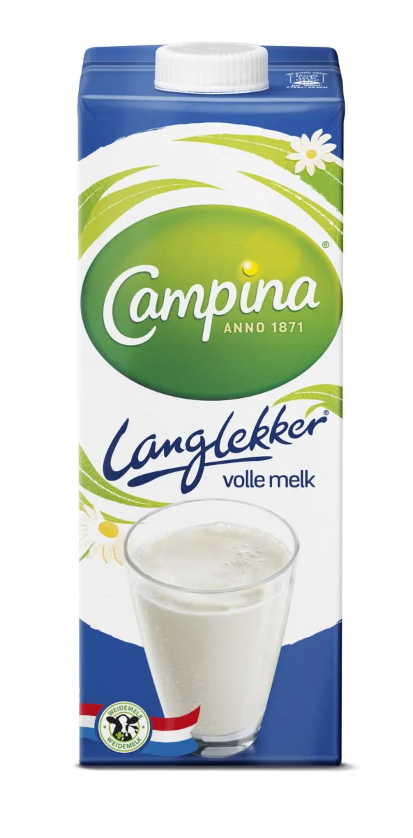 Campina LangLekker Volle Melk pak 1ltr