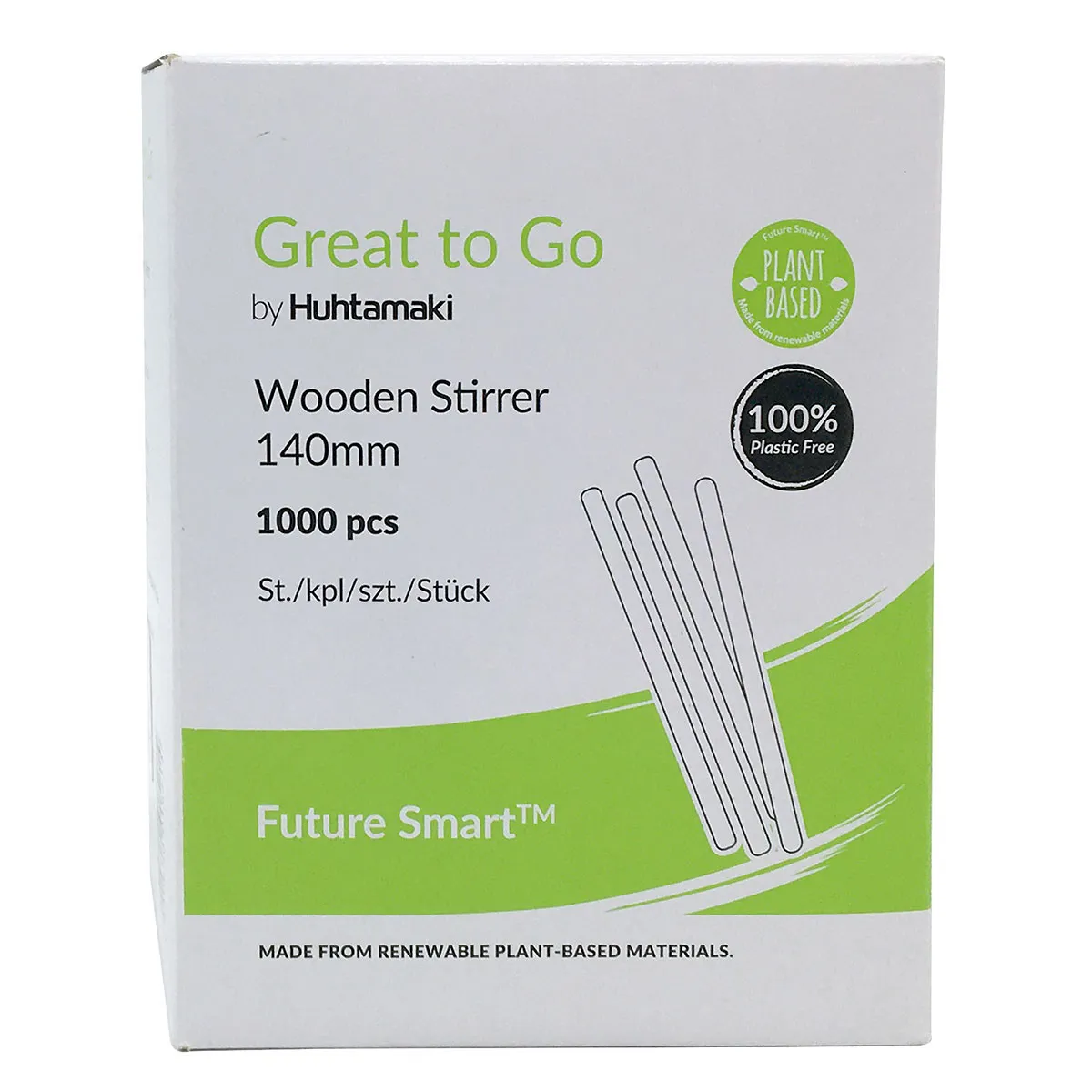 Huhtamaki Houten Roerstaafjes 140mm