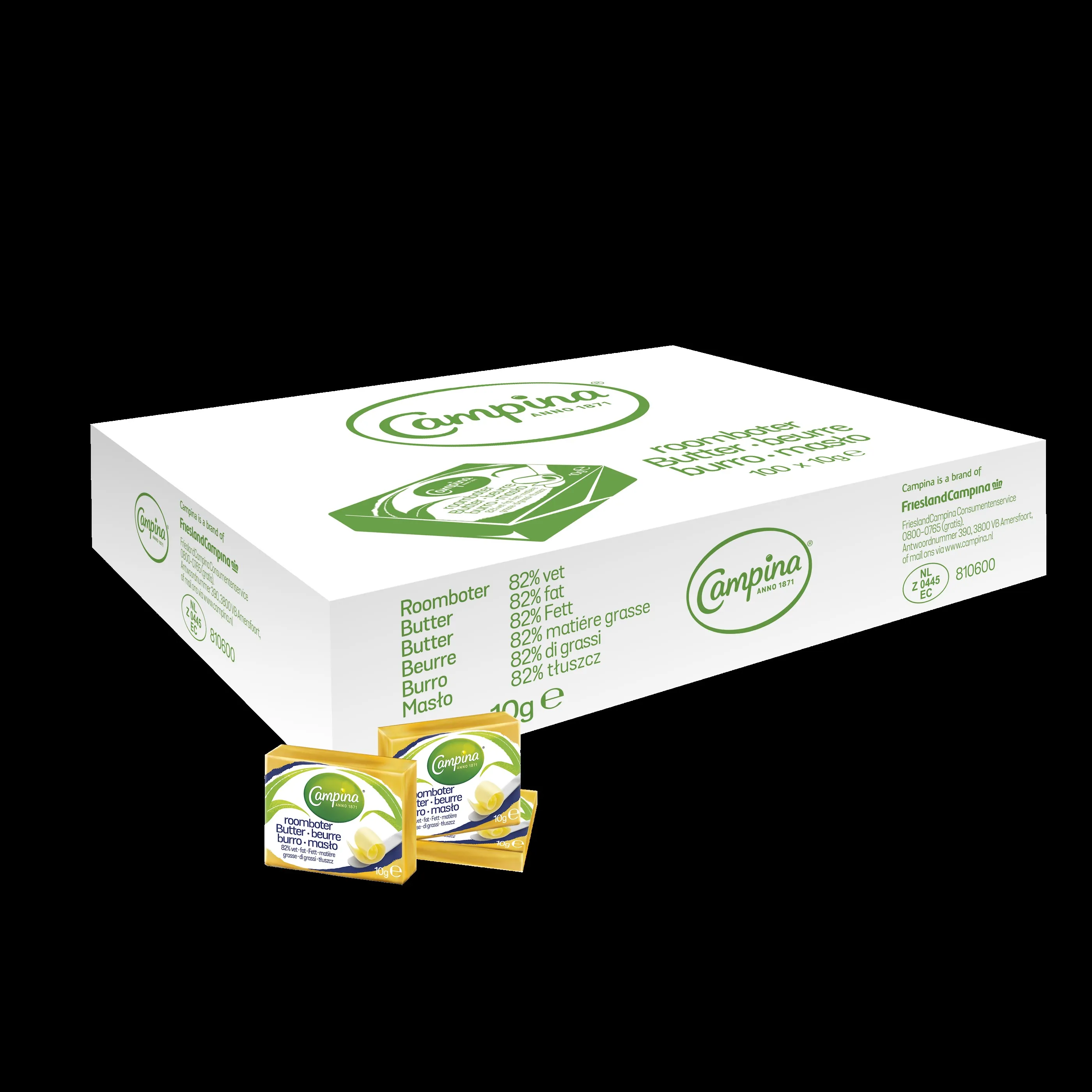 Campina Roomboter Botergoud Cupjes 10gr