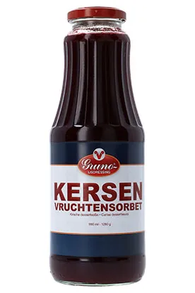 Gruno Kersen Sorbetsaus fles 990ml