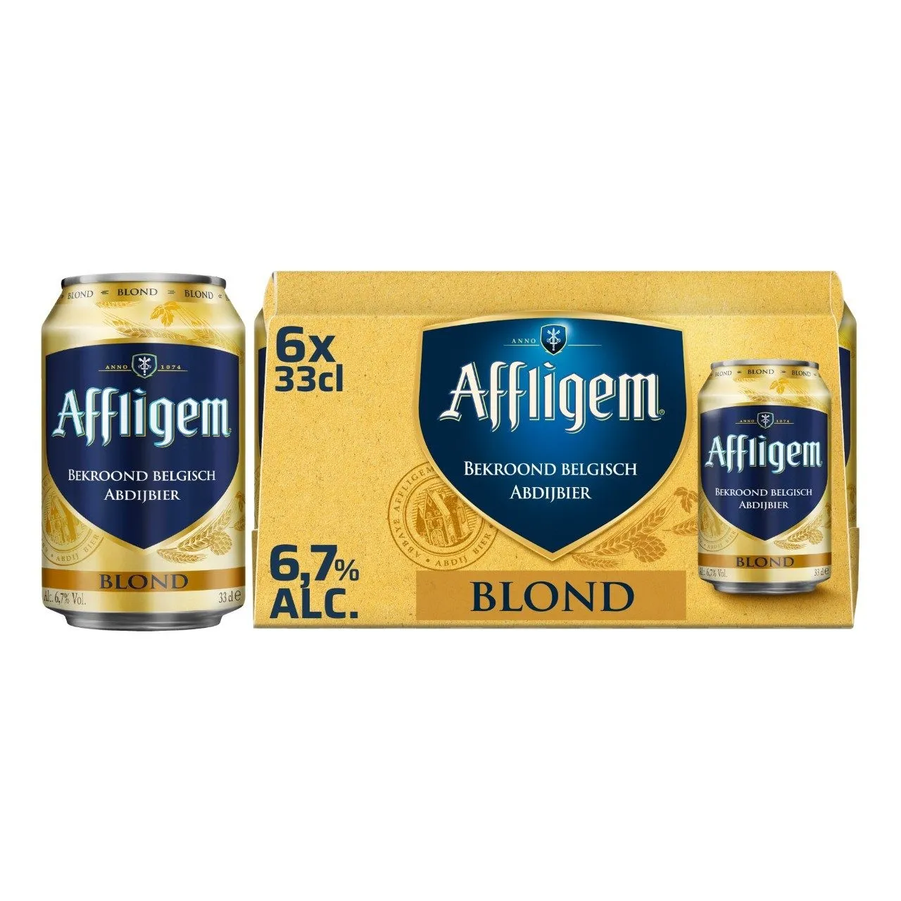 Affligem Blond 6,7% 4x6-pack s.blik 33cl