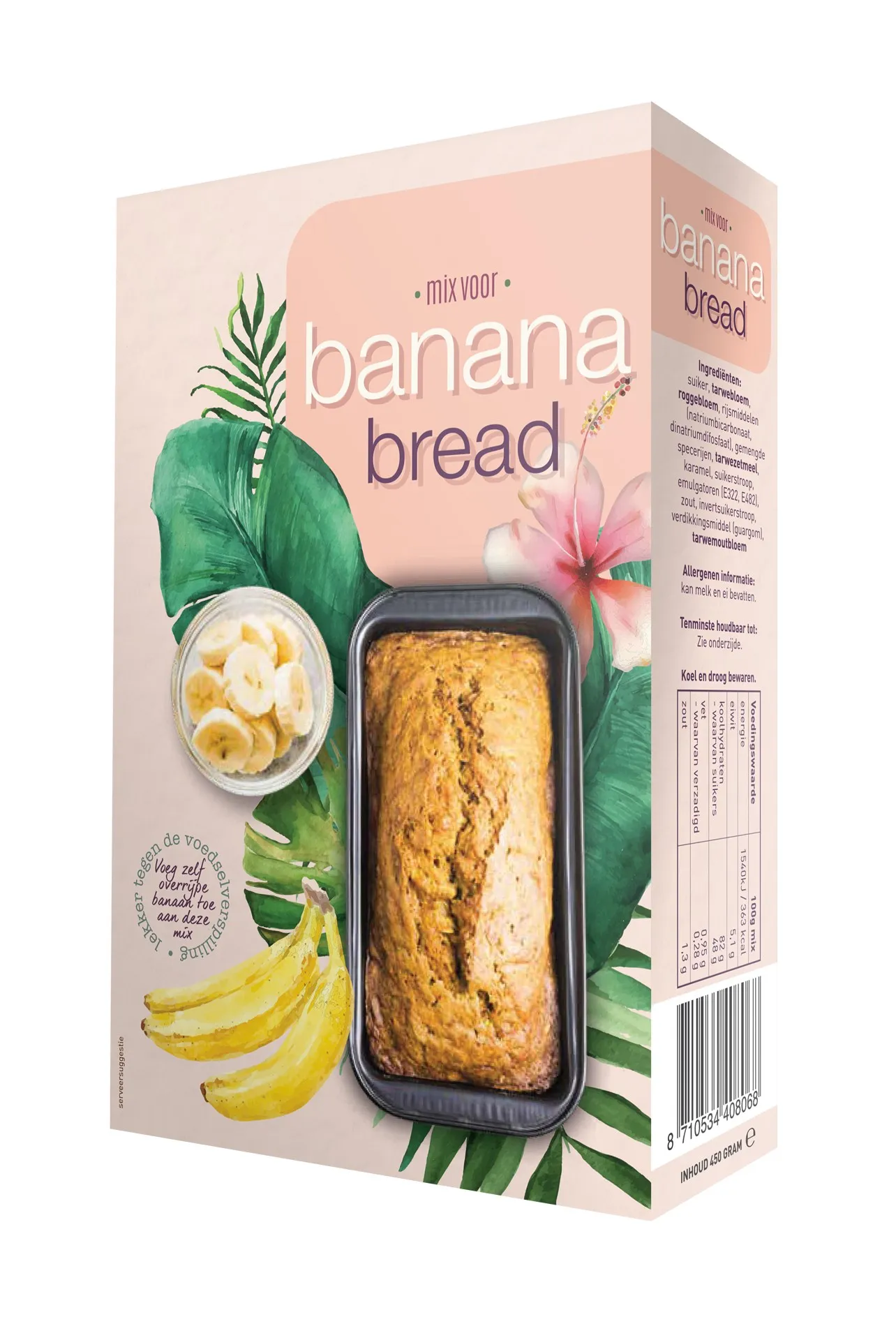 Atlanta Kerst Mix Voor Bananenbrood 450gr