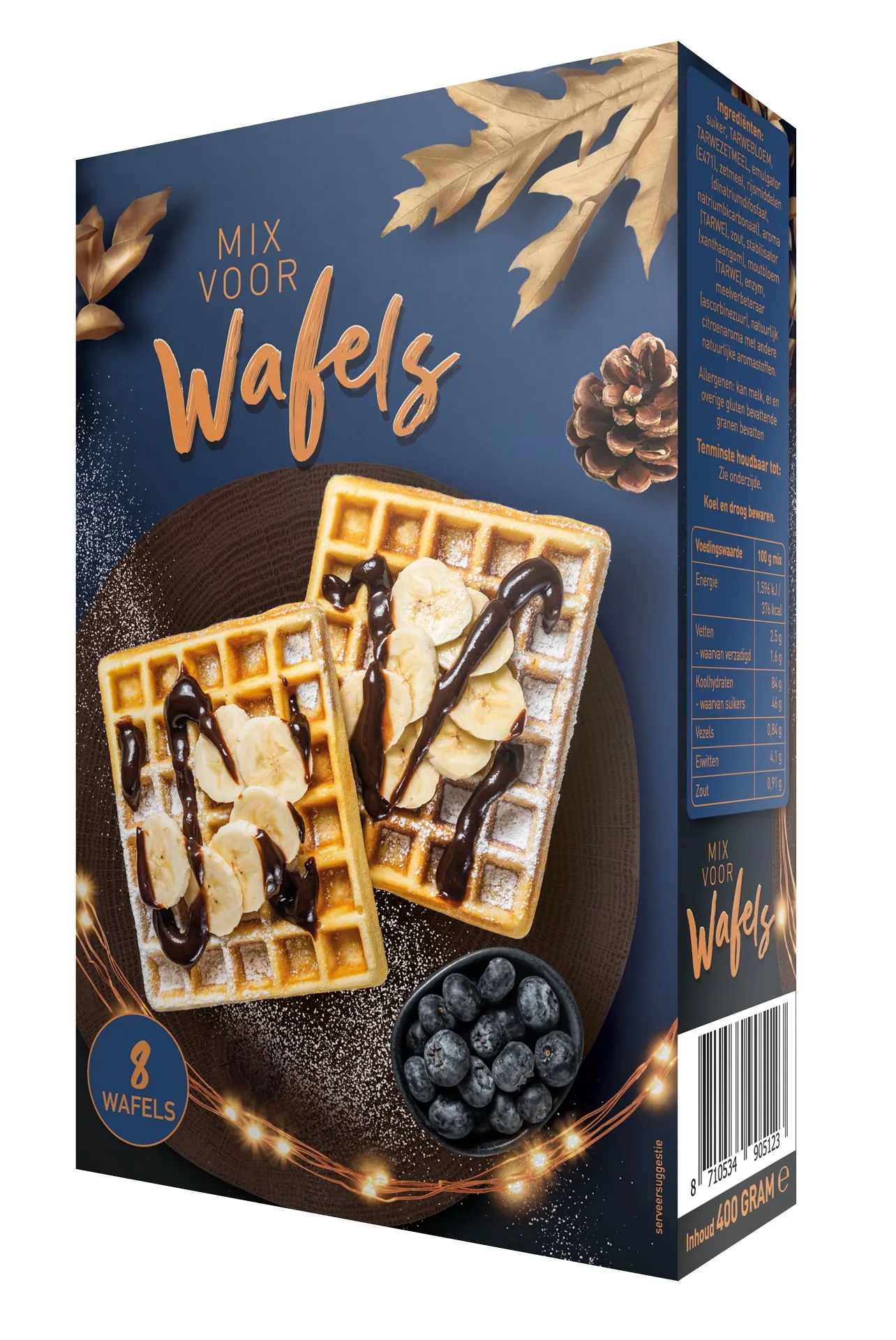 Atlanta Kerst Wafel Mugcake Mix 400gr