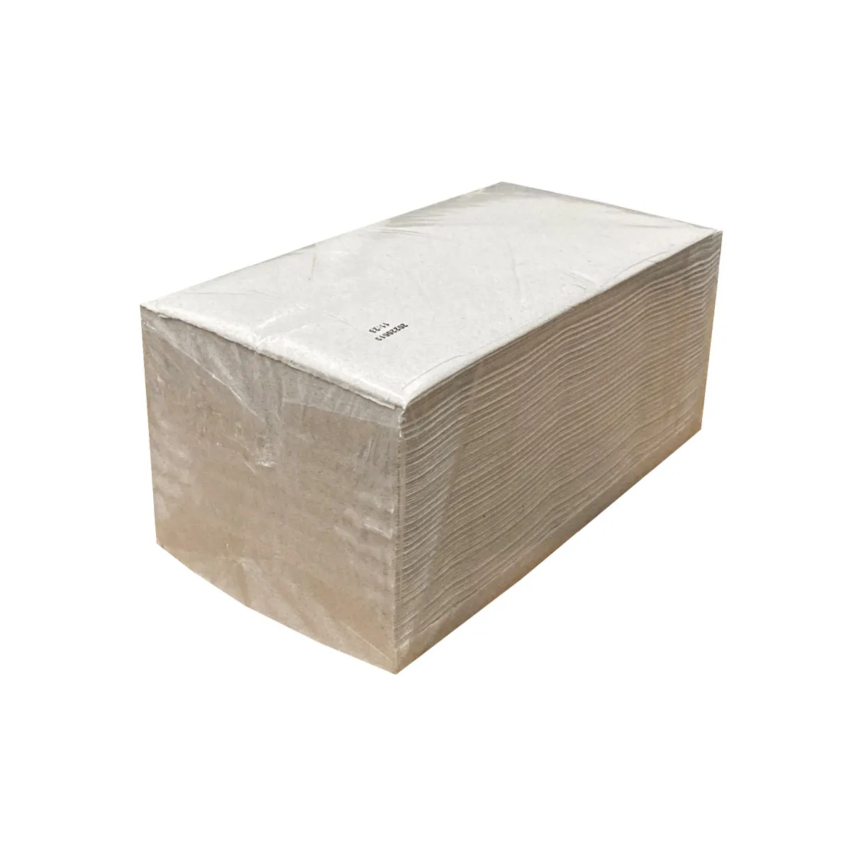 Handdoekpapier V-vouw 2-laags, naturel recycled, 22x22,5cm