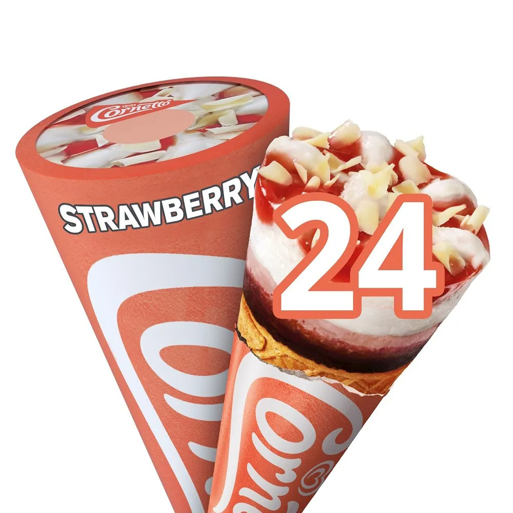 Ola Cornetto Aardbei 120ml