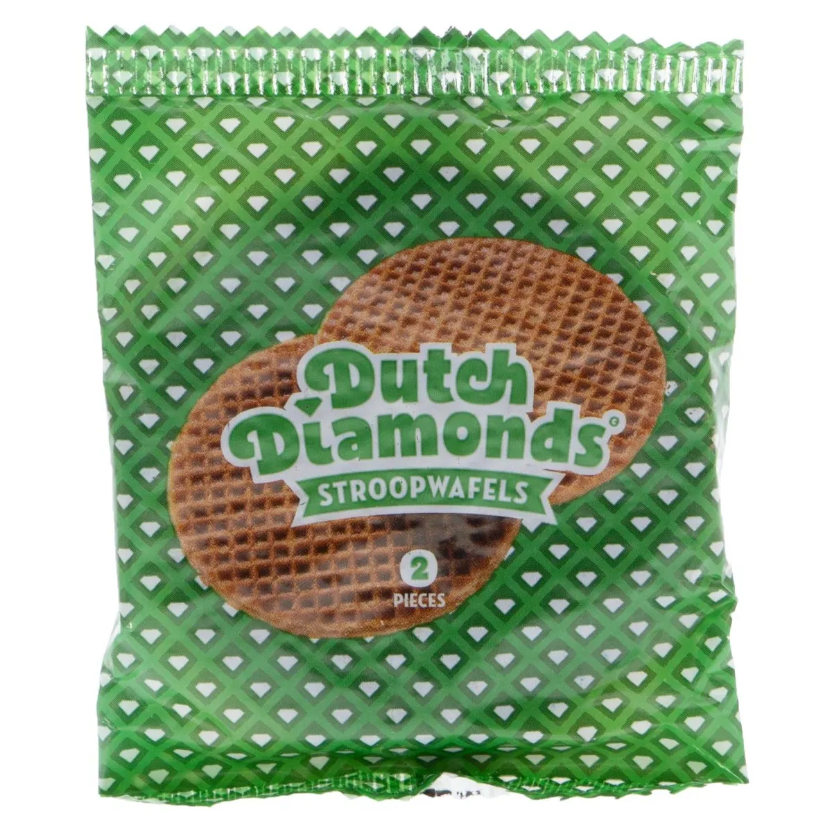 Dutch Diamonds Stroopwafel duopak 64gr Groen