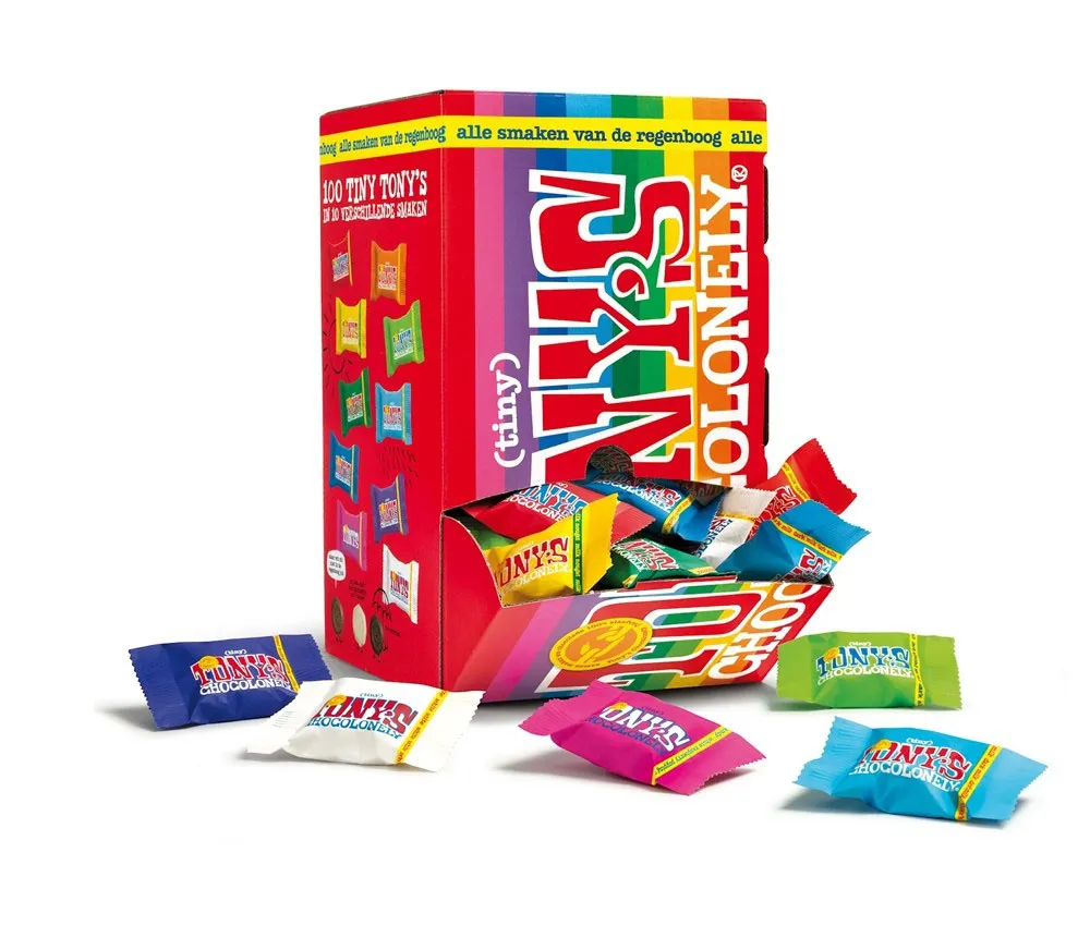 Tony's Chocolonely Tiny's Mix 900gr 100st