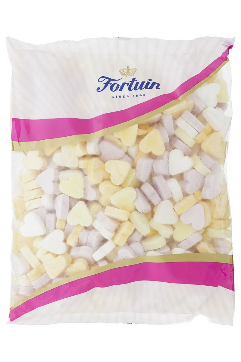 Fortuin Vruchtenhartjes zak 1kg
