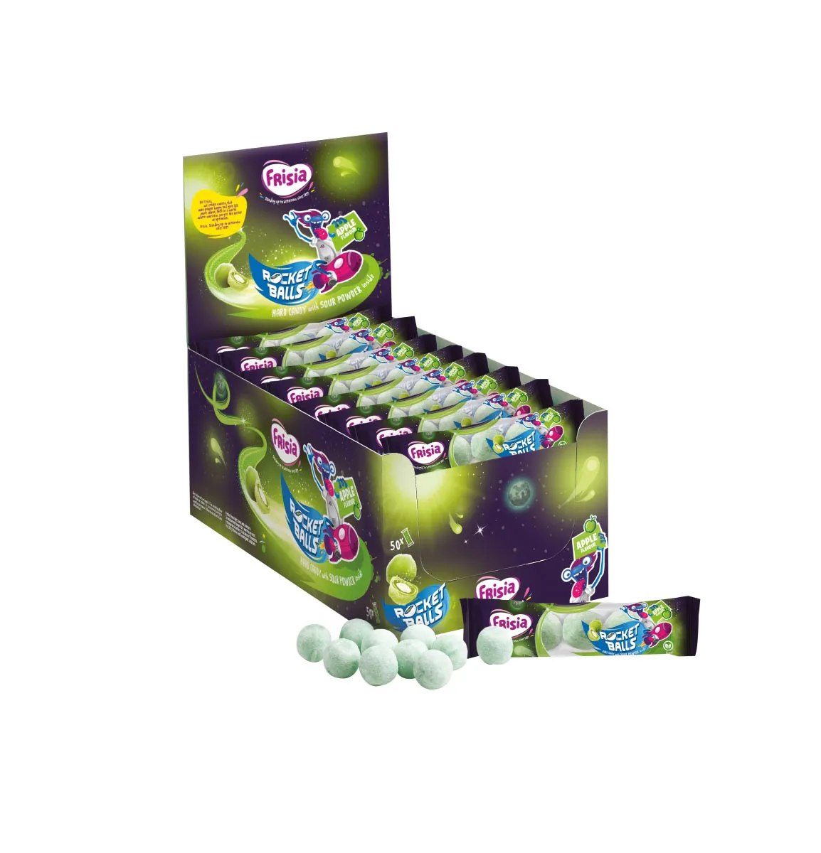 Frisia Rocket Balls Appel 5-pack 36gr