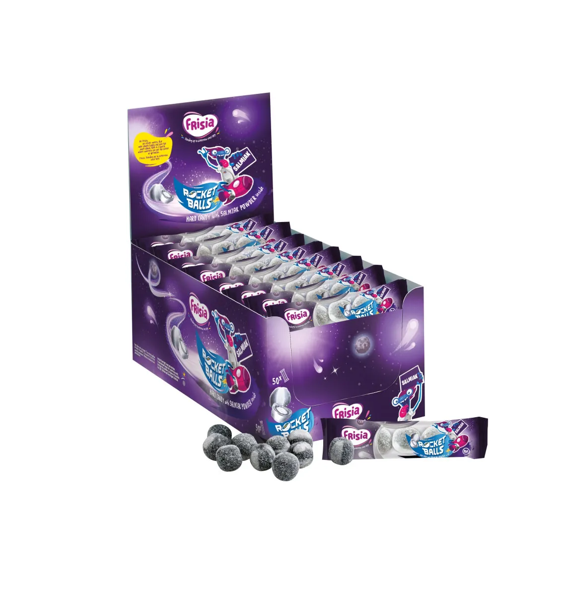 Frisia Rocket Balls Salmiak 5-pack 36gr