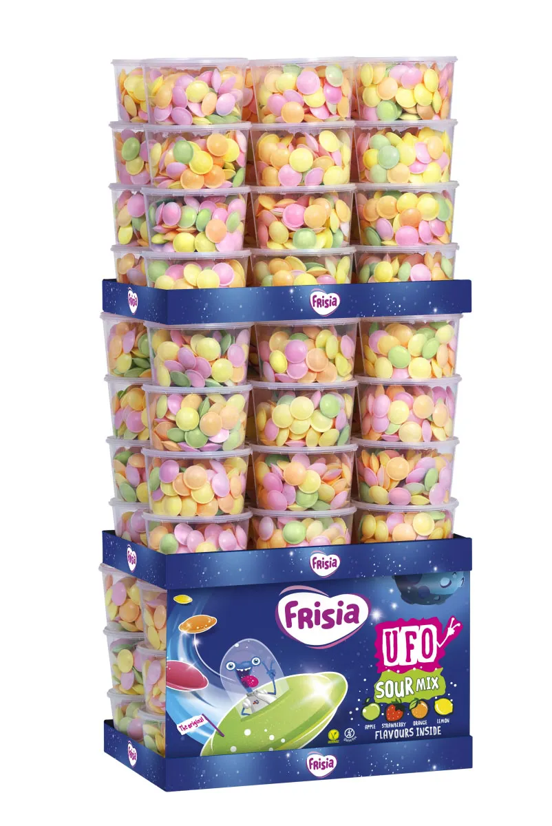 Frisia Ufo's Display 66x silo 125gr