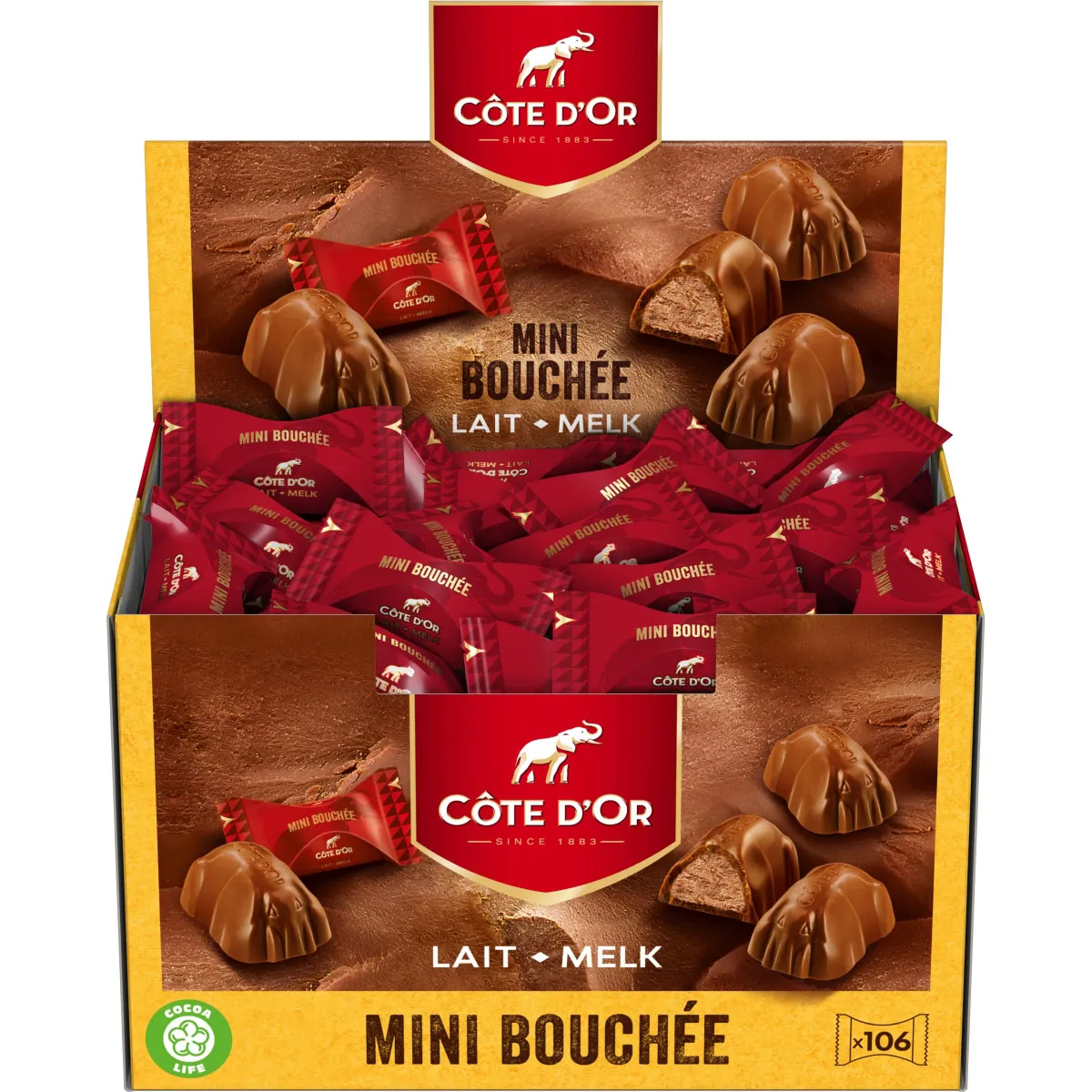 Cote d'Or Mini Bouchee (ca. 106st) doos 1kg