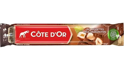 Cote d'Or Melk/Hazelnoot reep 45gr