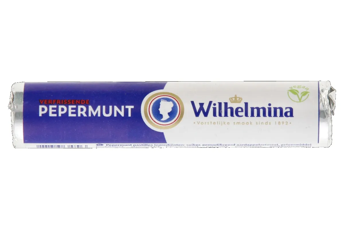 Fortuin Wilhelmina Pepermunt (Vegan) rol 40gr