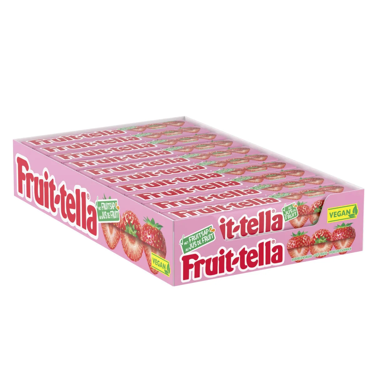 Fruittella Aardbei (Vegan) rol 41gr
