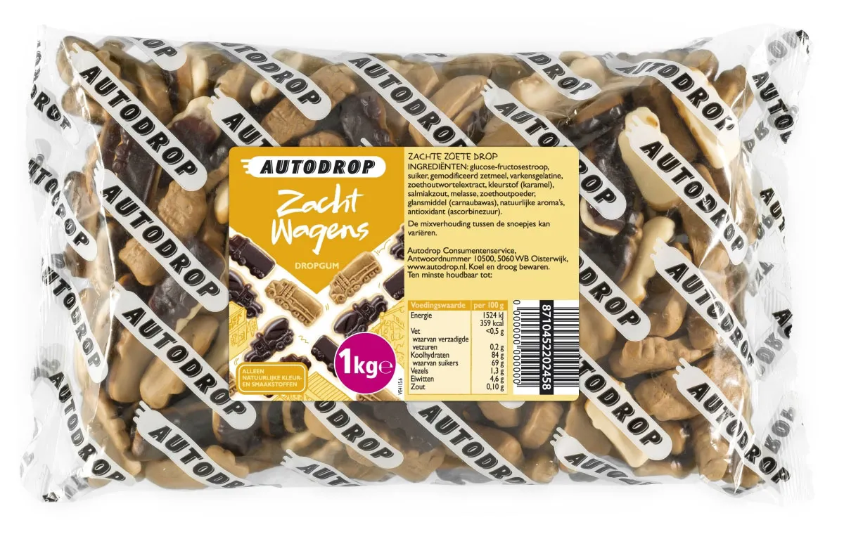 Autodrop Zacht Wagens zak 1kg
