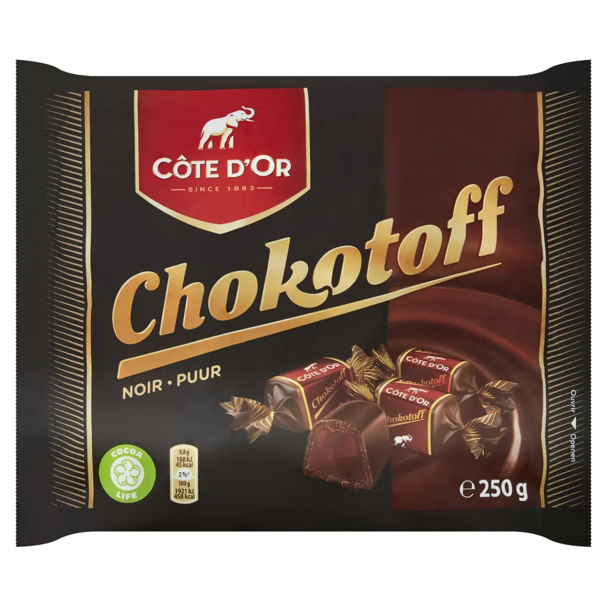 Côte d'Or Chokotoff Puur zak 250gr
