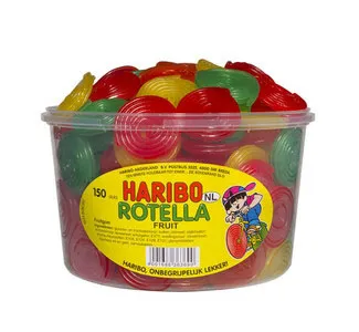 Haribo Fruit Rotella (jo-jo's) (Veggie) silo