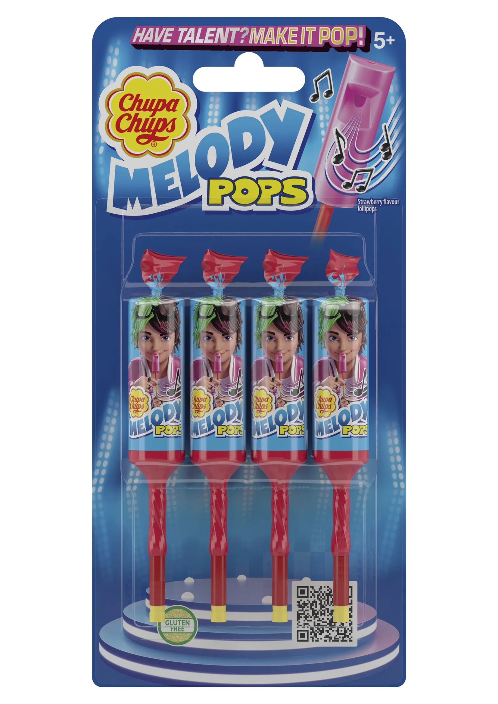 Chupa Chups Melody Pops 4-pack