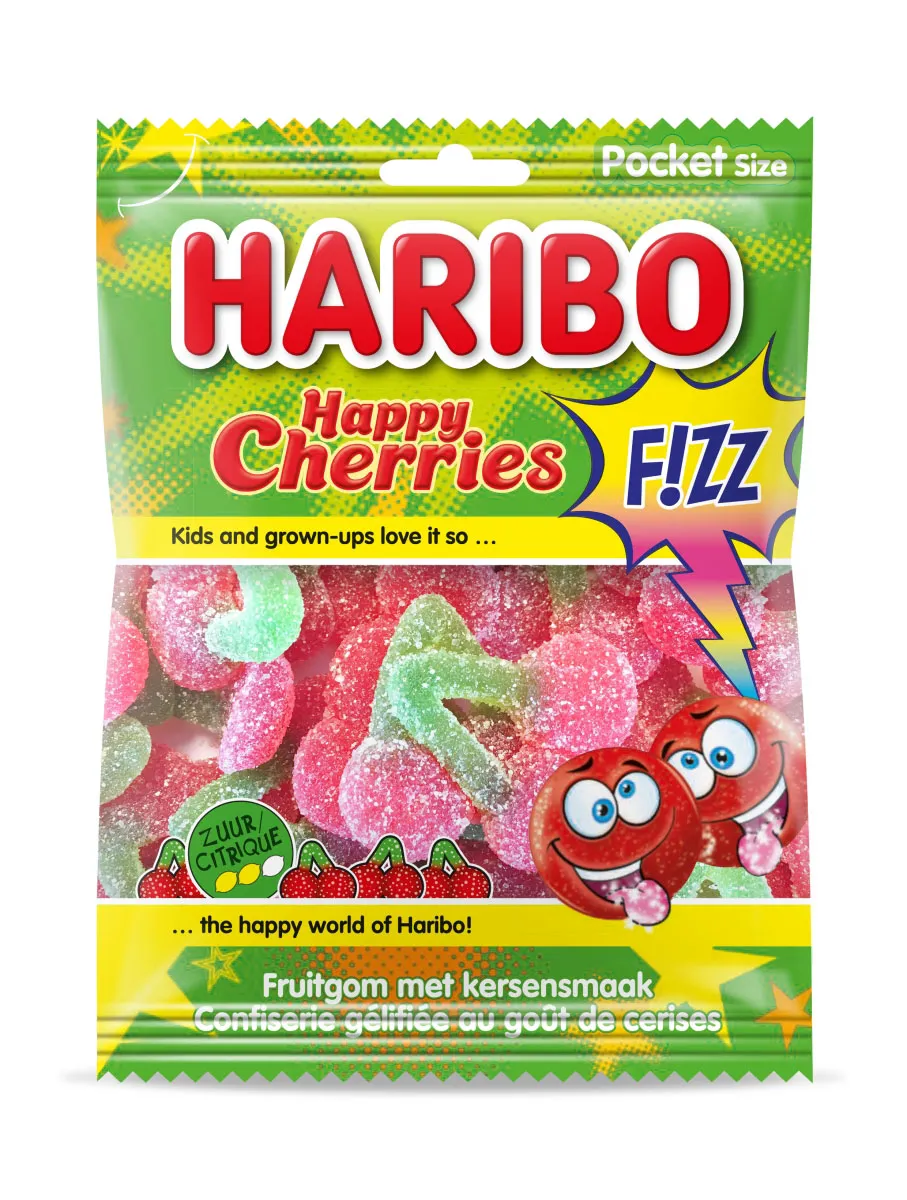 Haribo Kersen Fizz zakje 70gr