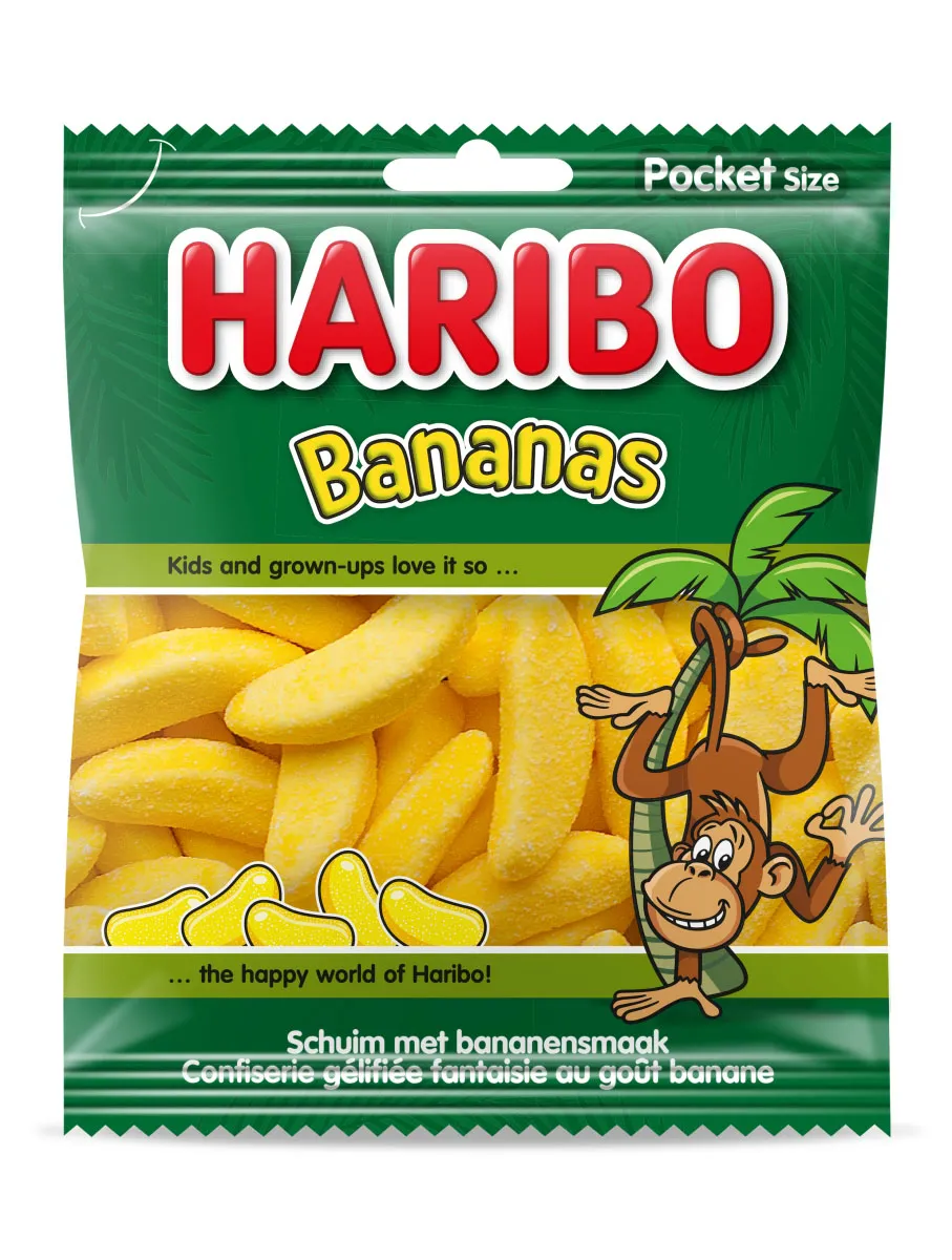 Haribo Bananen zakje 70gr