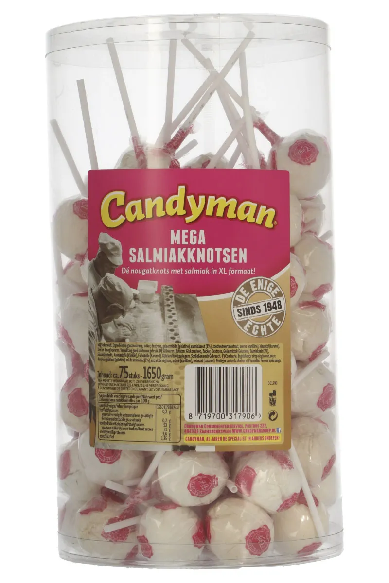 Candyman Mega Salmiakknotsen