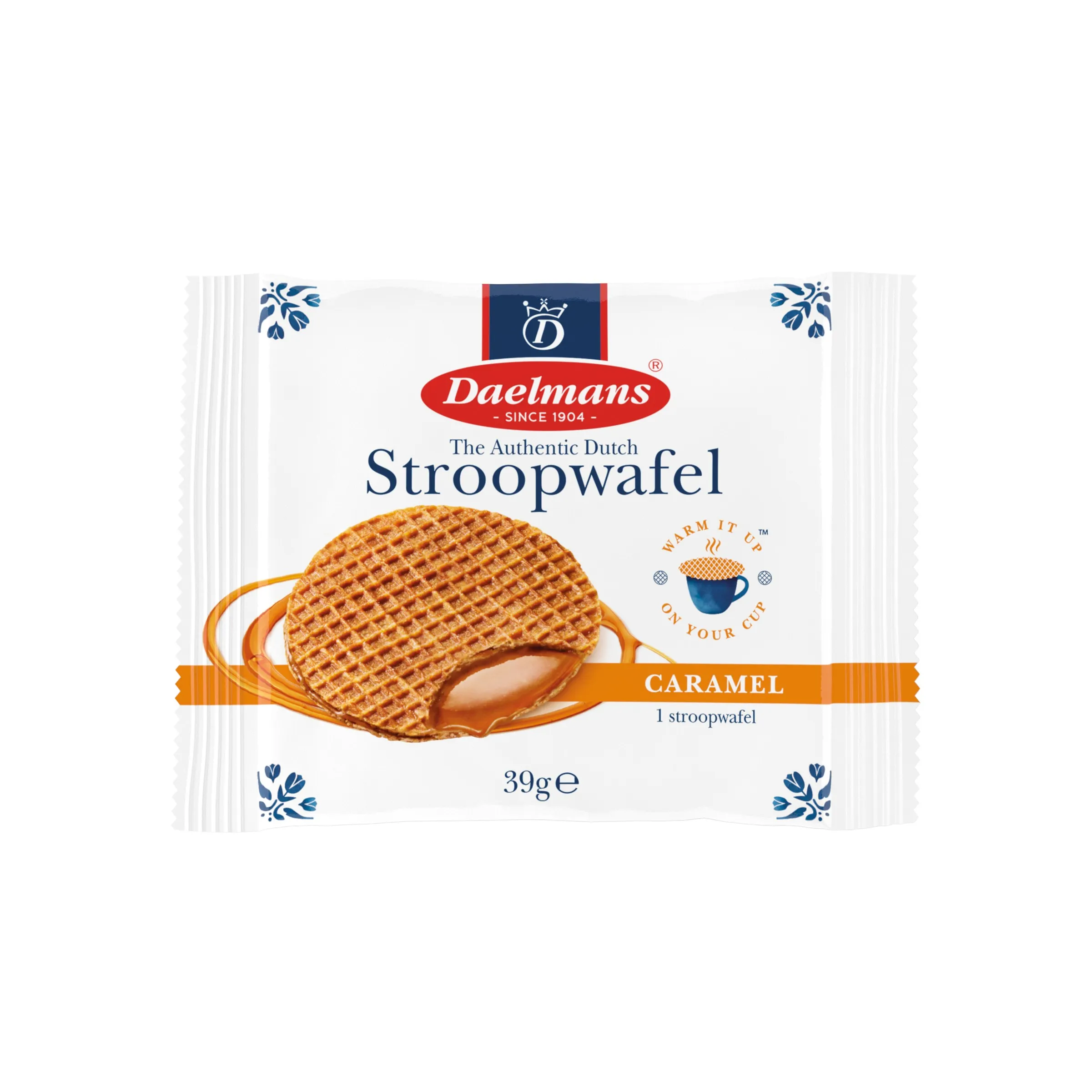 Daelmans Jumbo Stroopwafel TBDS per stuk verpakt 39gr
