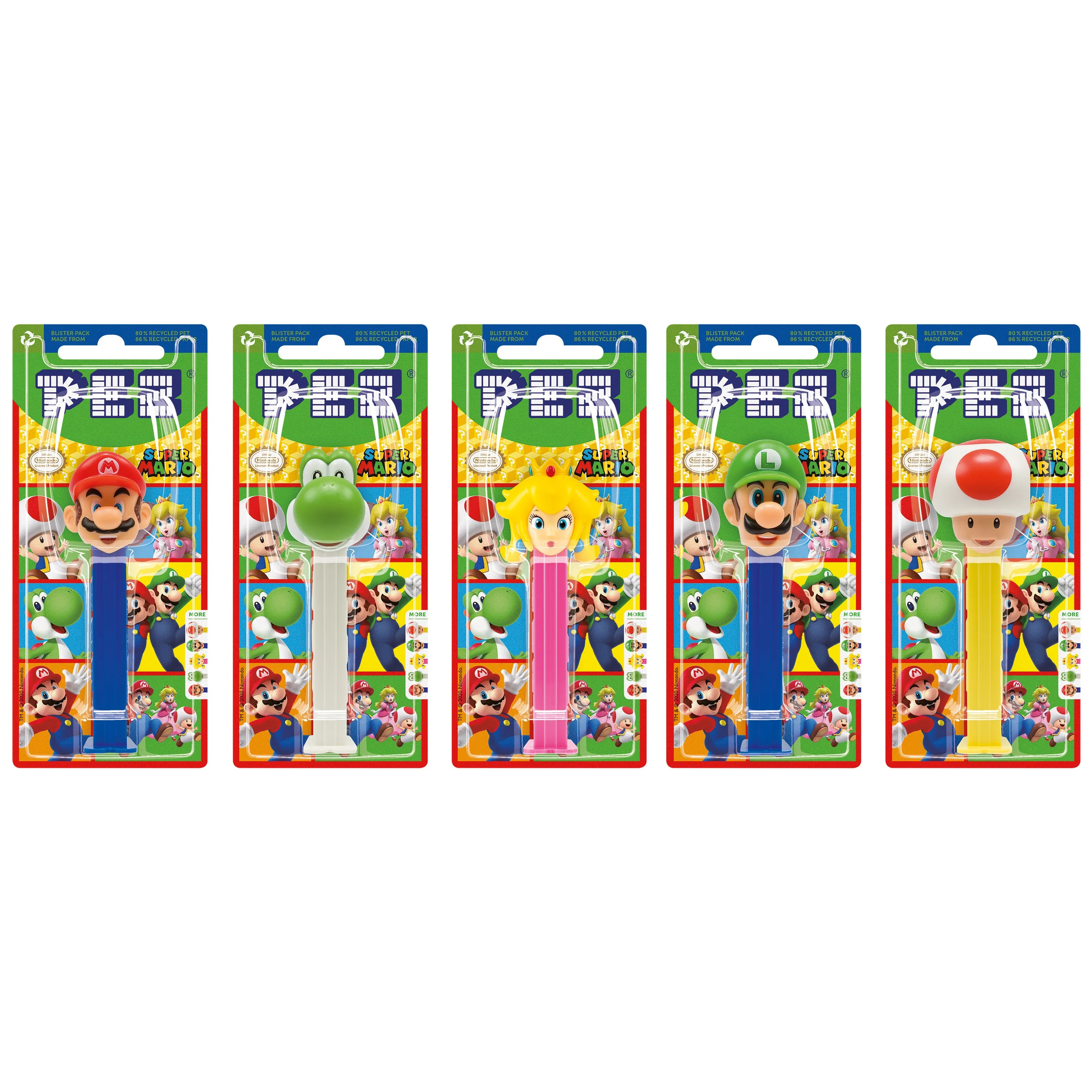 PEZ Nintendo Super Mario blister