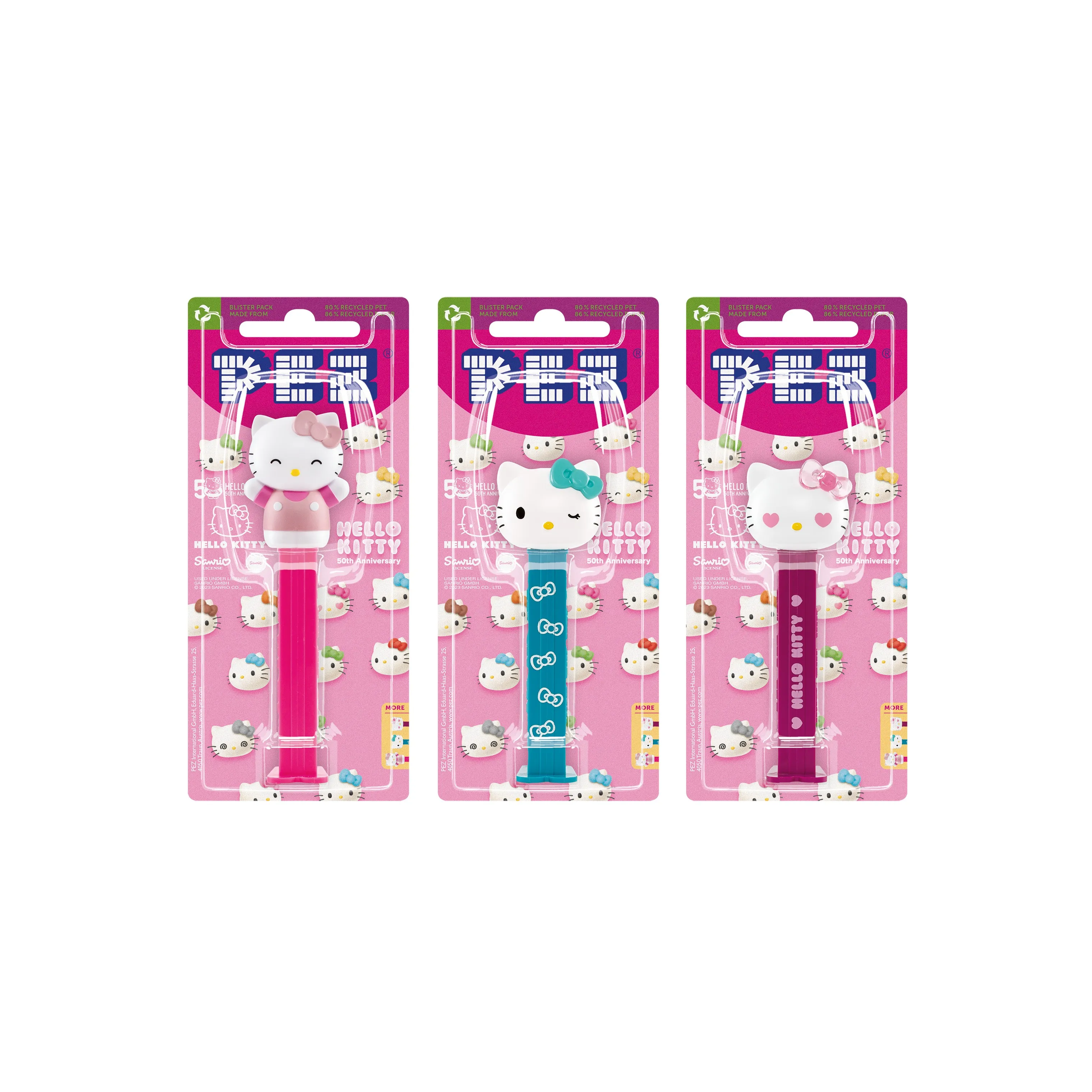 PEZ Hello Kitty 50 Years blister