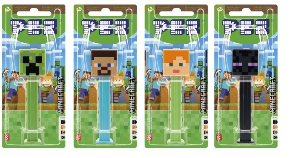 PEZ Minecraft blister