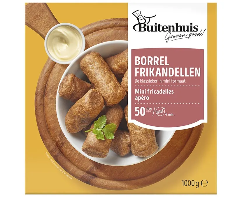 Buitenhuis Borrelfrikandellen 20gr