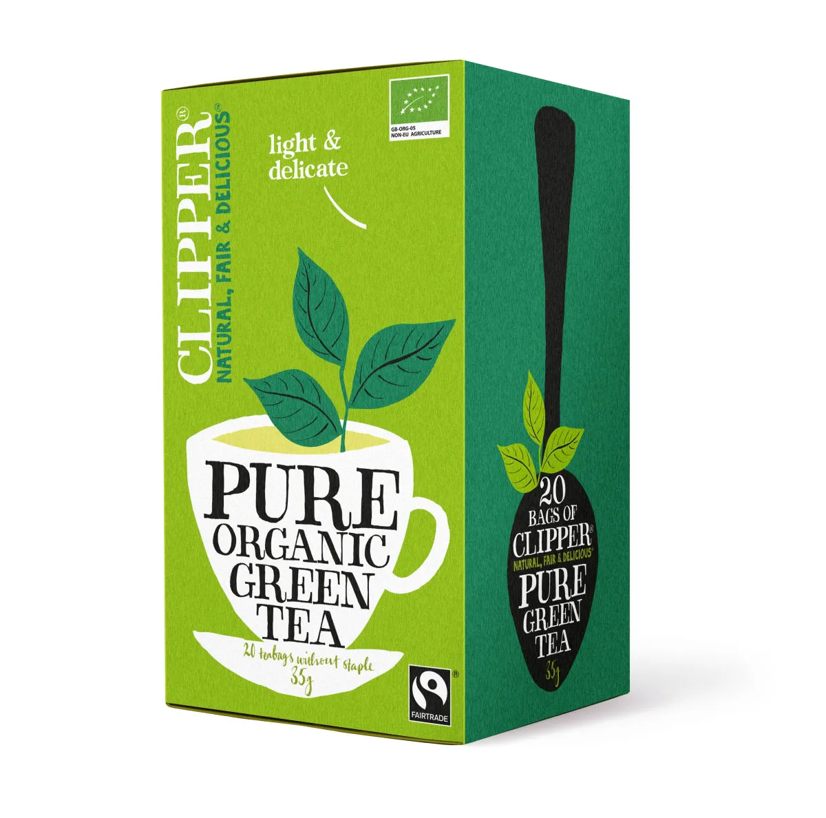 Clipper Green Tea Pure (BIO) doosje 20st