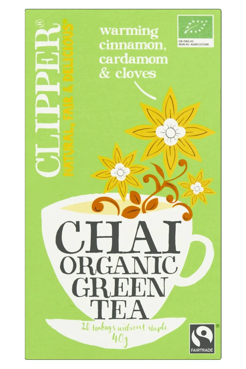 Clipper Green Tea Chai (BIO) doosje 20st