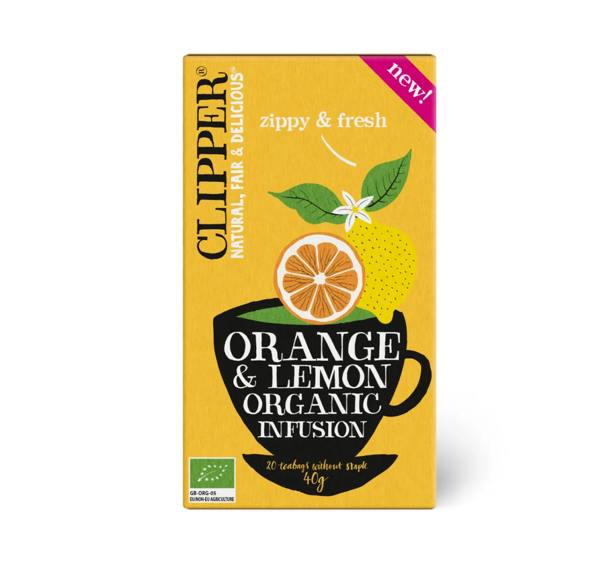 Clipper Tea Orange & Lemon (BIO) doosje 20st