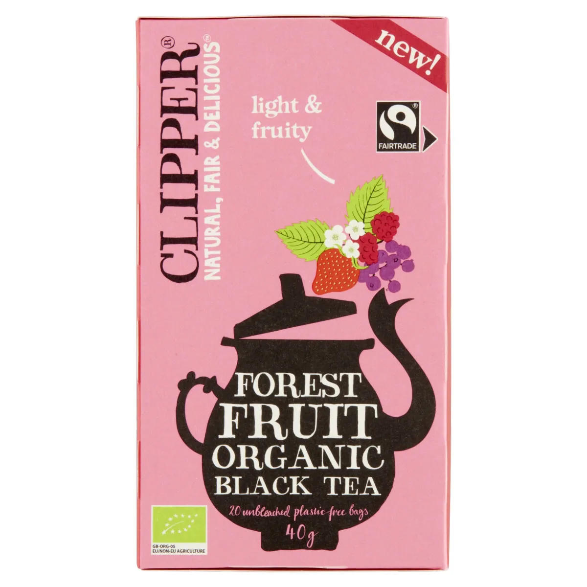 Clipper Black Tea Forest Fruit (BIO) doosje 20st