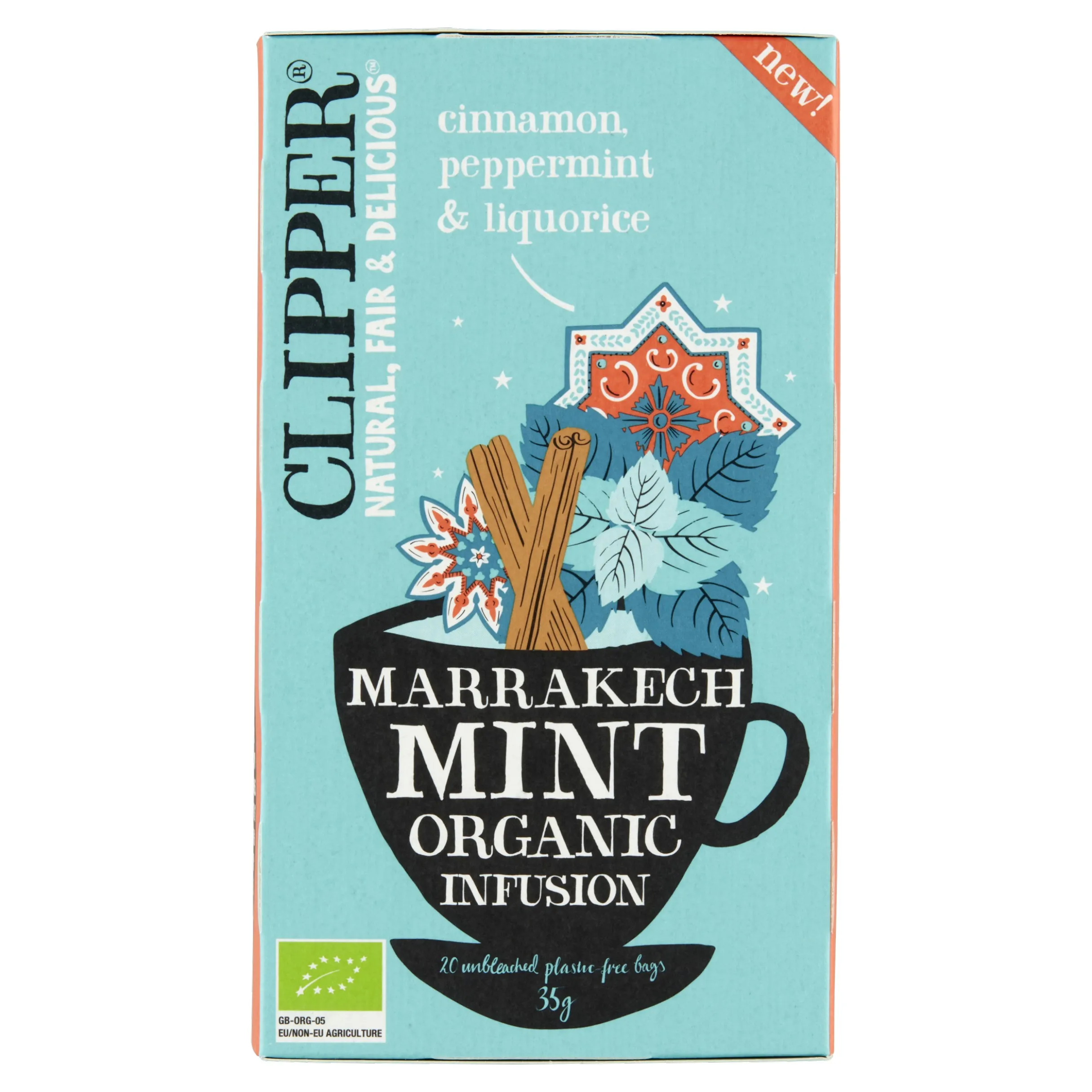 Clipper Thee Marrakech Mint (BIO) doosje 20st